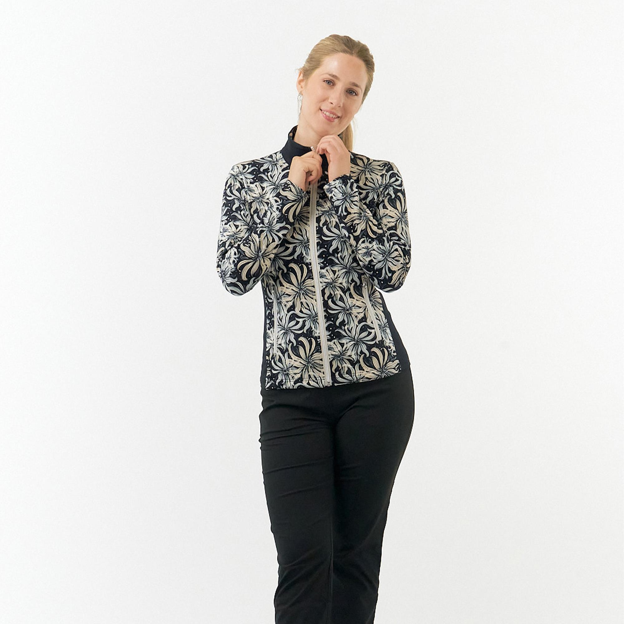 Pure Golf Auttie Winterweight Ladies Golf Jacket Champagne Orchid